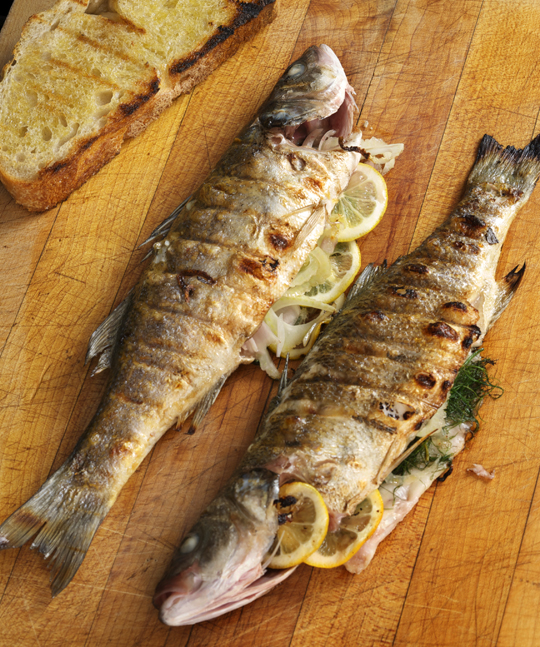 Grilled amberjack recipe