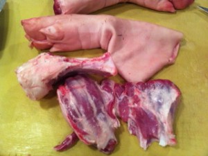 meat from hock