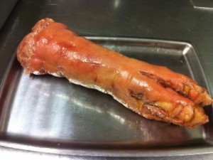 poached foot