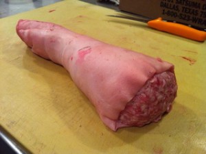 stuffed foot