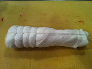 wrapped and tie