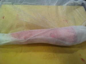 wrapping foot