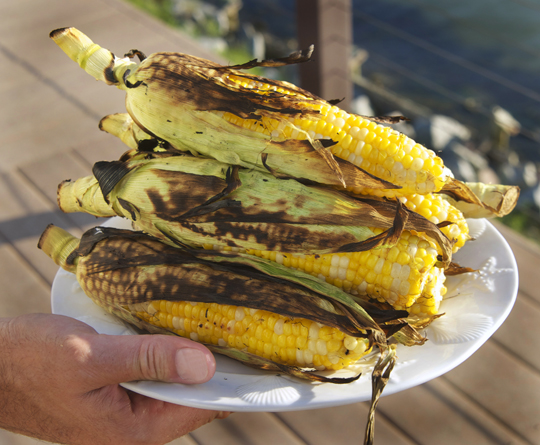grilled corn