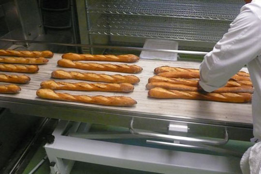 Fresh Baguette Freshly baked baguettes from Bouchon