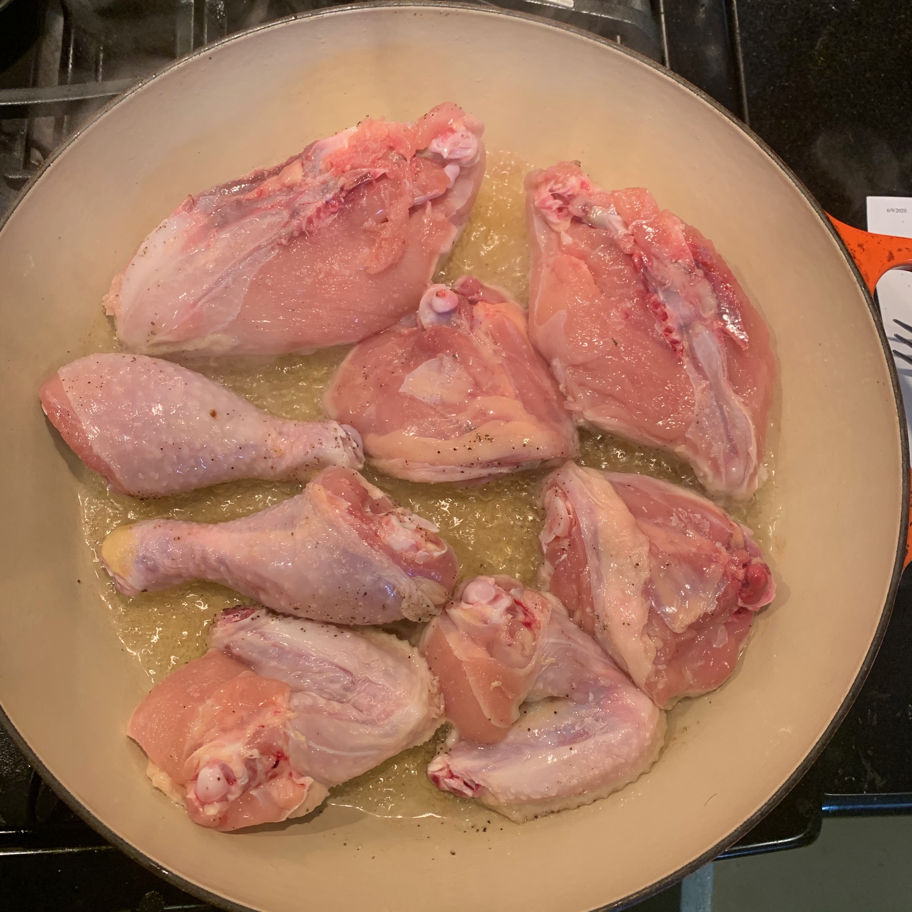 Braised Chicken with Hominy - Ruhlman