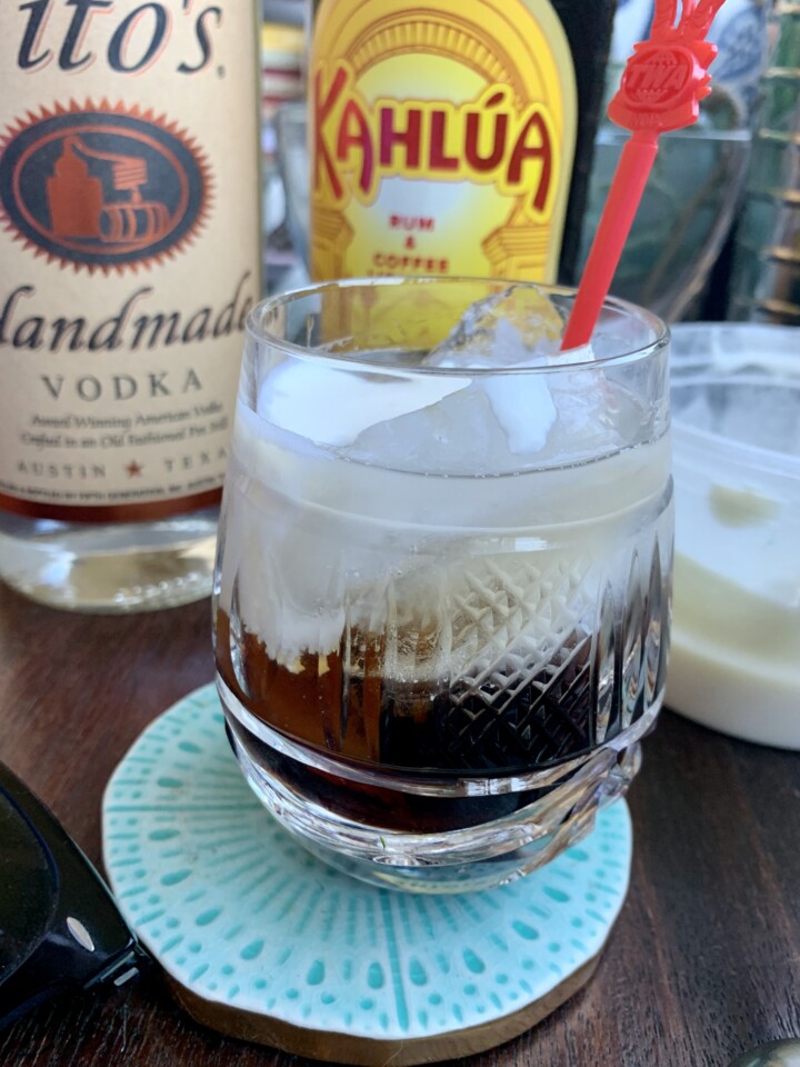 white russian drink